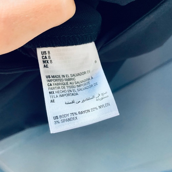 Alfani Women's Dark Blue Capris tummy control design - Picture 7 of 11